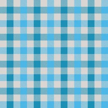 Gingham tablecloth vector seamless pattern Stock Illustration