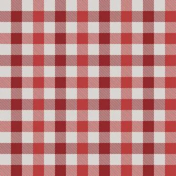 Gingham tablecloth vector seamless pattern Stock Illustration