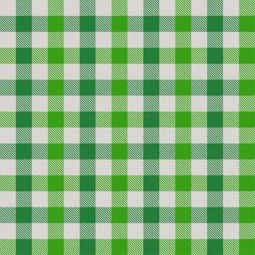 Gingham tablecloth vector seamless pattern Stock Illustration