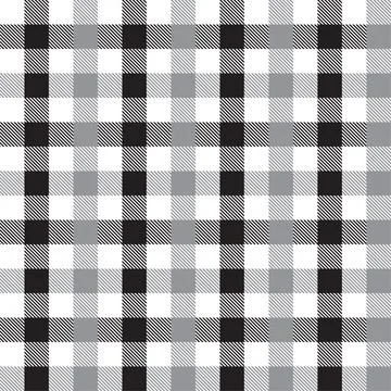 Gingham tablecloth vector seamless pattern Stock Illustration