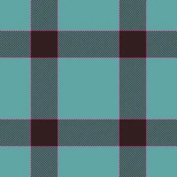 Gingham tartan check pattern, sample fabric seamless vector. Age plaid back.. 스톡 일러스트