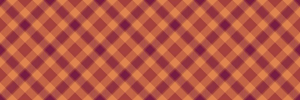 Gingham texture pattern vector, rural plaid check tartan. Red fabric seamle.. Illustrazione stock