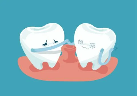 Gingivitis teeth vector Stock Illustration