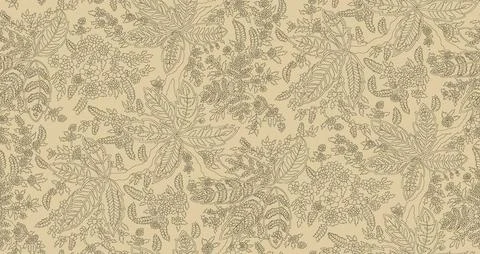 Gingko seamless vector pattern. Blue china background. Ginko leaves silhoue.. Stockillustratie