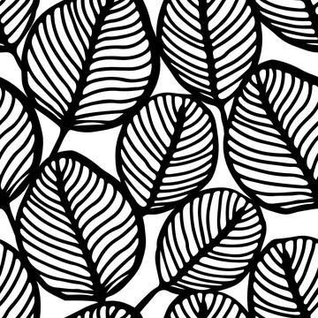 Ginkgo biloba leaves pattern Stock Illustration