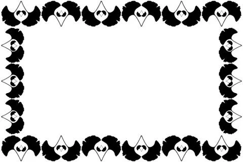 Ginkgo leaf - vector frame Illustrazione stock