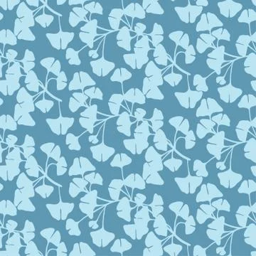 Ginkgo pattern Stock Illustration