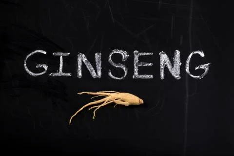 Ginseng background Stock Photos
