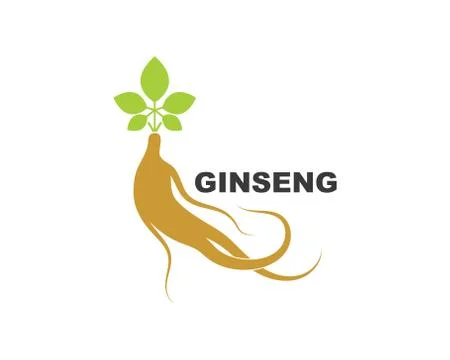 Ginseng illustration icon vector design Stock Illustration
