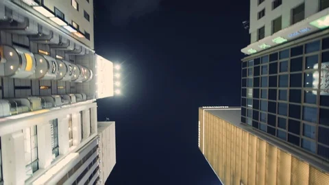 Ginza looking up Stock Footage 115095013