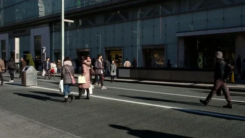 GINZA STREET, TOKYO Video stock 84583019