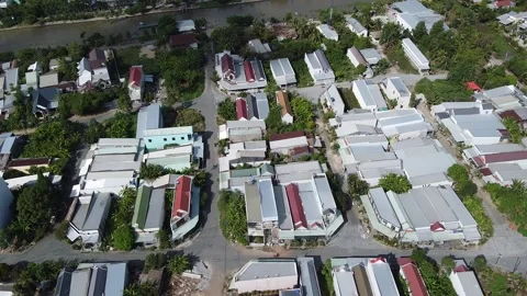 Giong Rieng Town in Giong Rieng District, Kien Giang Province, Vietnam, 2020 Stock Footage 130521663