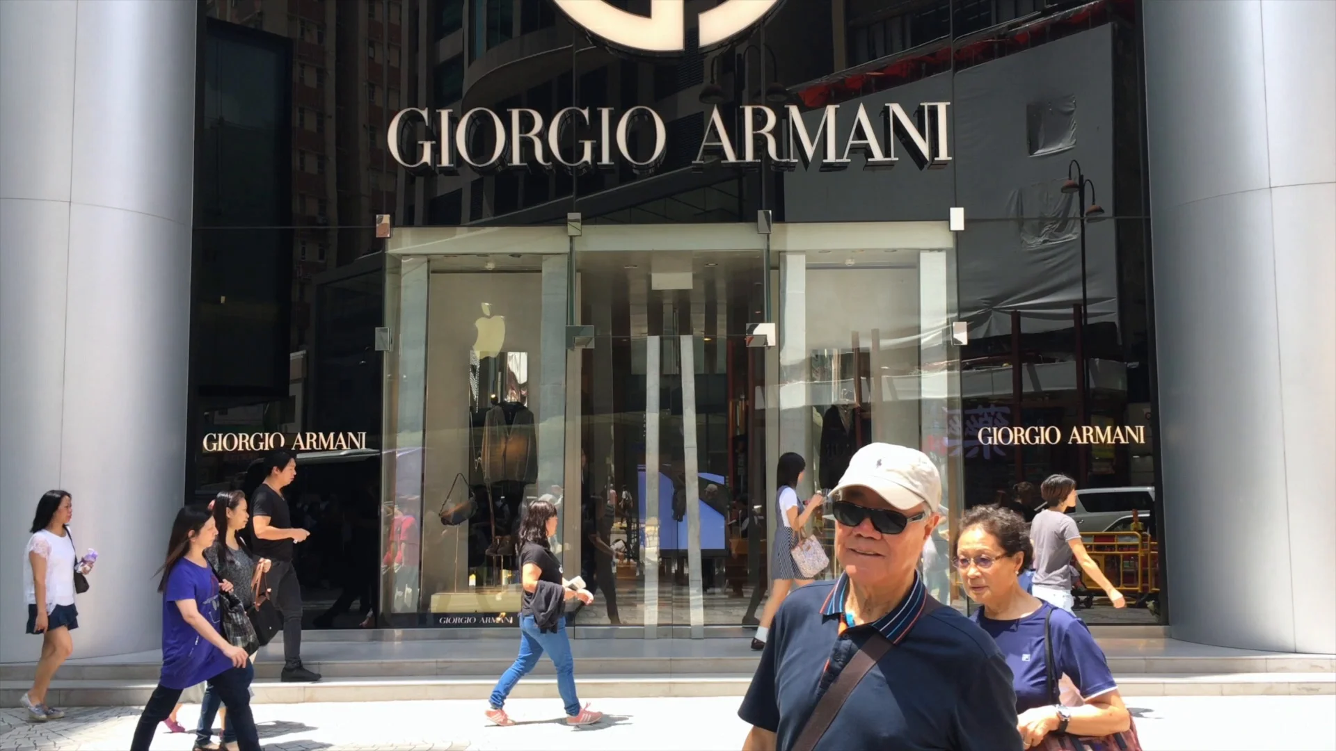 Giorgio Armani in Canton road Hong Kong