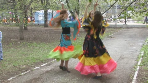 Gipsies Stock Footage 5608688