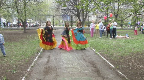 Gipsies Stock Footage 5609597