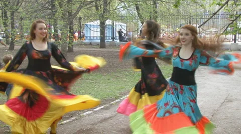 Gipsies Stock Footage 5956732
