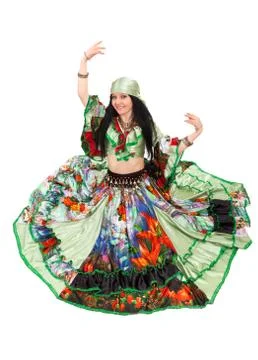 Gipsy dancer Stock Photos