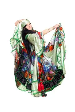 Gipsy dancer Stock Photos