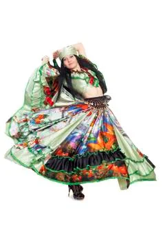 Gipsy dancer Stock Photos