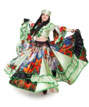 Gipsy dancer Stock Photos
