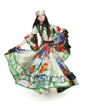 Gipsy dancer Stock Photos
