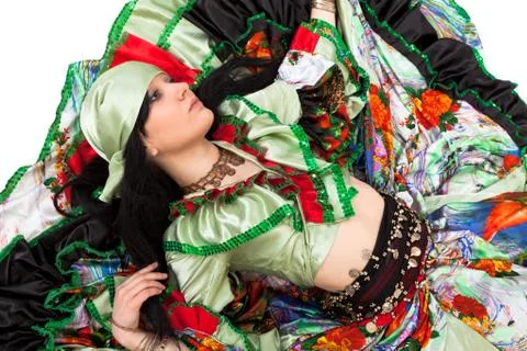 Gipsy dancer Stock Photos