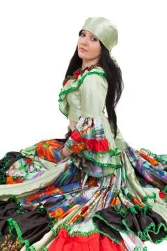 Gipsy dancer Stock Photos