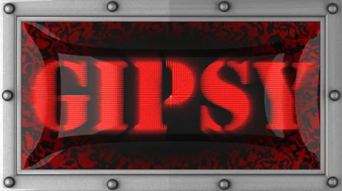 Gipsy on led Stockbeeldmateriaal 8719319