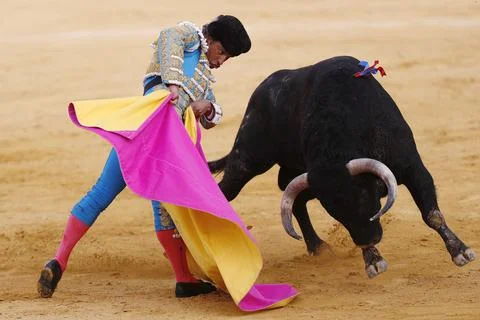 Gira de la Reconstruccion bullfighting event, Malaga, Spain - 09 Oct 2020 Stock Photos
