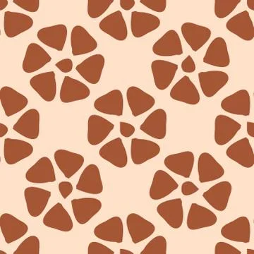 Giraffe fur seamless pattern, tropical animal skin texture. Stock Illustration