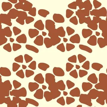 Giraffe fur seamless pattern, tropical animal skin texture 스톡 일러스트