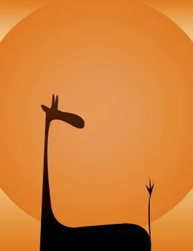 Giraffe Stock Illustration