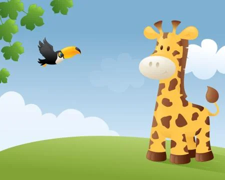 Giraffe Stock Illustration