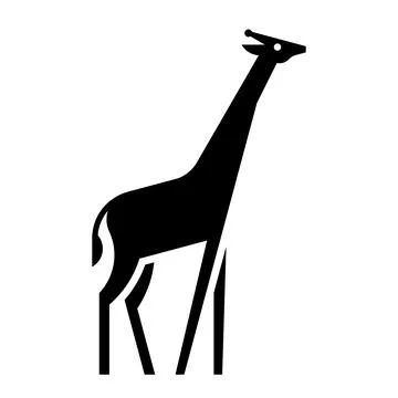 Giraffe Logo Illustrazione stock