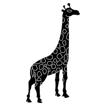 Giraffe logo Stock Illustration