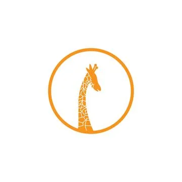 Giraffe logo illustration Stockillustratie