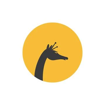 Giraffe logo illustration Illustration