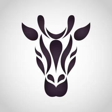 Giraffe logo vector Stock Illustration