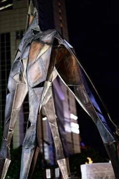 The giraffe monument Stock Photos