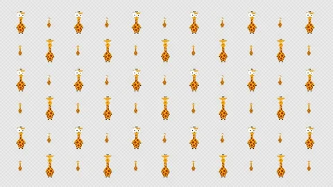 Giraffe pattern 4k Vídeo Stock 140449117