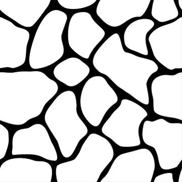 Giraffe pattern design - funny  drawing seamless pattern. Stock Illustration