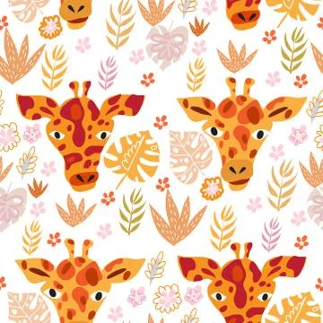 Giraffe pattern Stock Illustration