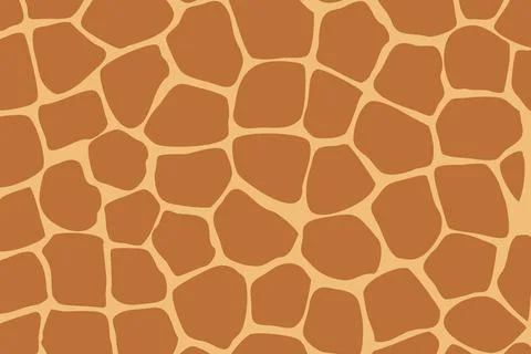 Giraffe Pattern Illustration Stock Illustration