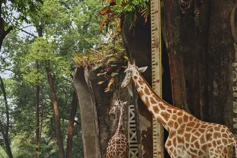 Giraffe Foto stock