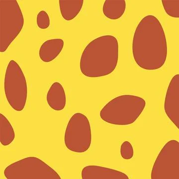 Giraffe Print Seamless Pattern 스톡 일러스트