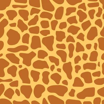 Giraffe skin. Background image of giraffe skin. Vector Stock Illustration