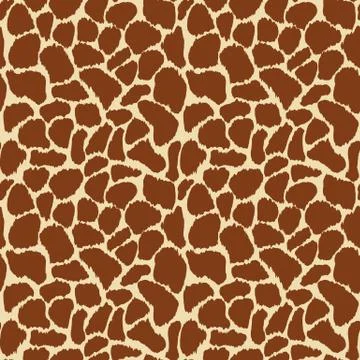 Giraffe Skin Stock Illustration