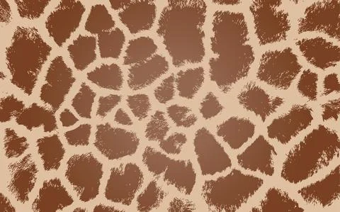 Giraffe texture brown and beige vector illustration Stock Illustration