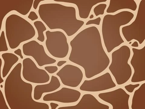 Giraffe texture pattern brown burgundy safari zoo jungle Stock Illustration