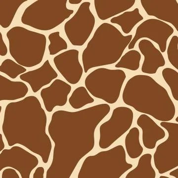 Giraffe texture pattern Stock Illustration